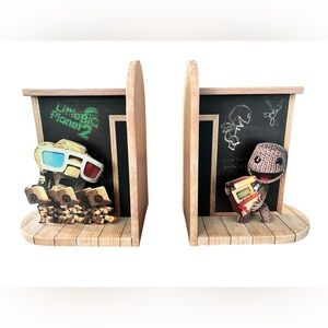 Bookends LITTLE BIG PLANET & Sackboy Gamer Playstation 2010 LBP EUC